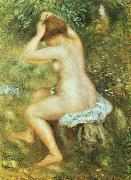 Pierre Renoir Baigneuse se Coiffant France oil painting reproduction